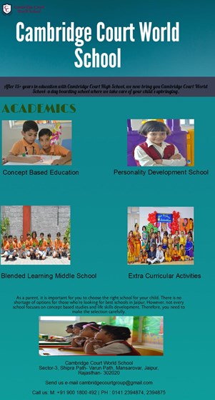 Cambridge Court World School : Best Schools In Jaipur